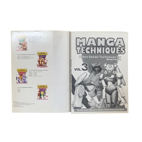 Manga Techniques Vol 3: Robot Design Techniques for Beginners 2002 S.E. Inc. SC - Picture 8 of 10